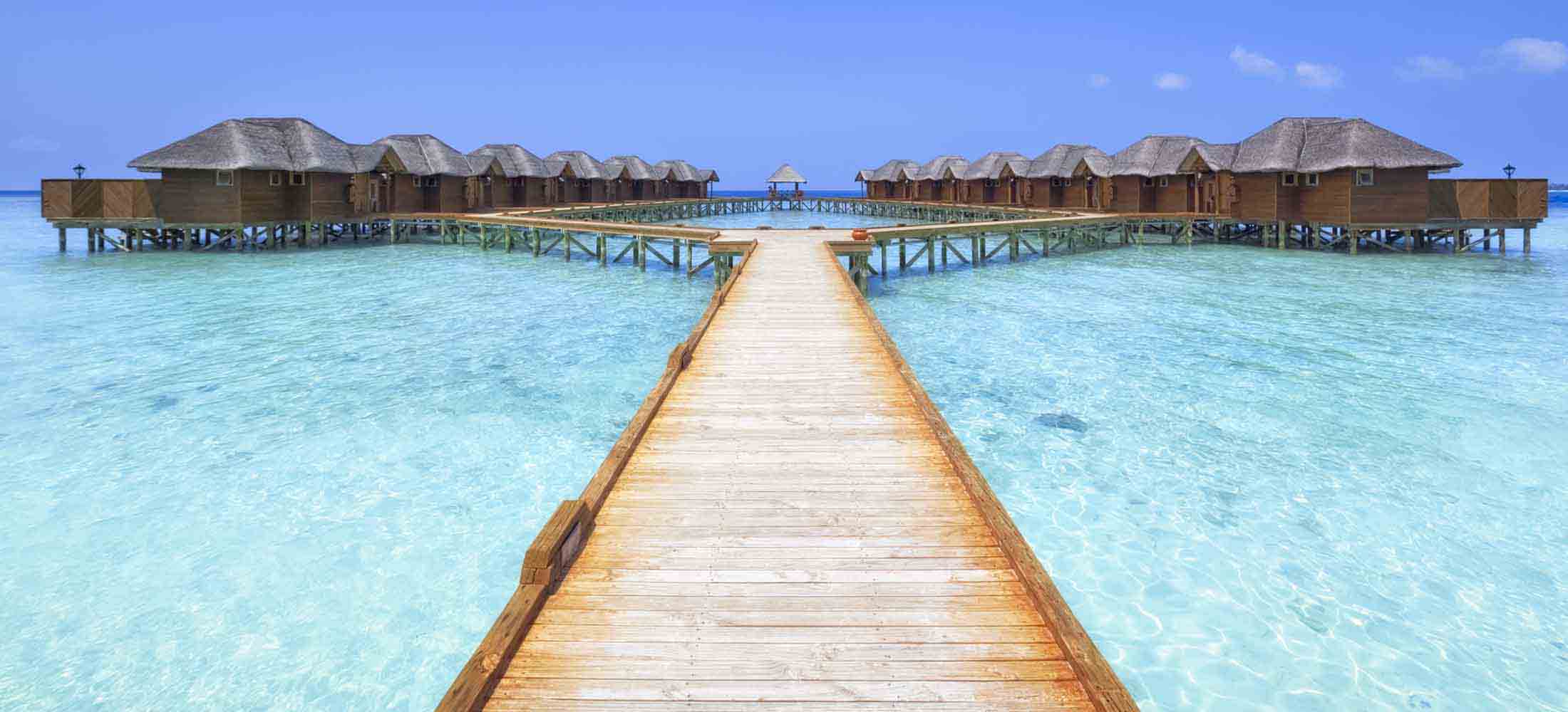 Overwater Bungalows Boardwalk