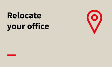 Relocate your office