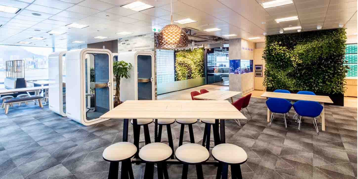 Luxury interior view of JLL office