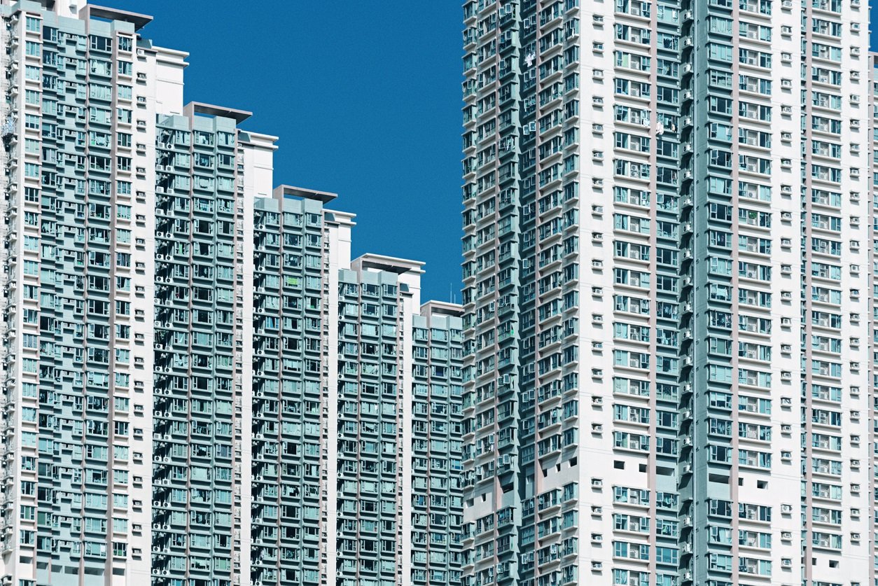 Apartment Buildings in Hong Kong, China