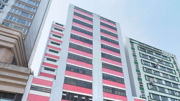 Skyscraper industrial building
