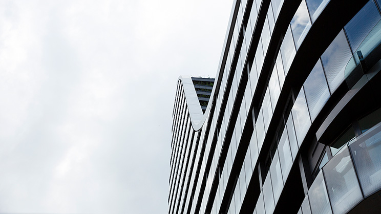 glass building