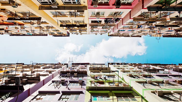 Residential buildings in Hong Kong