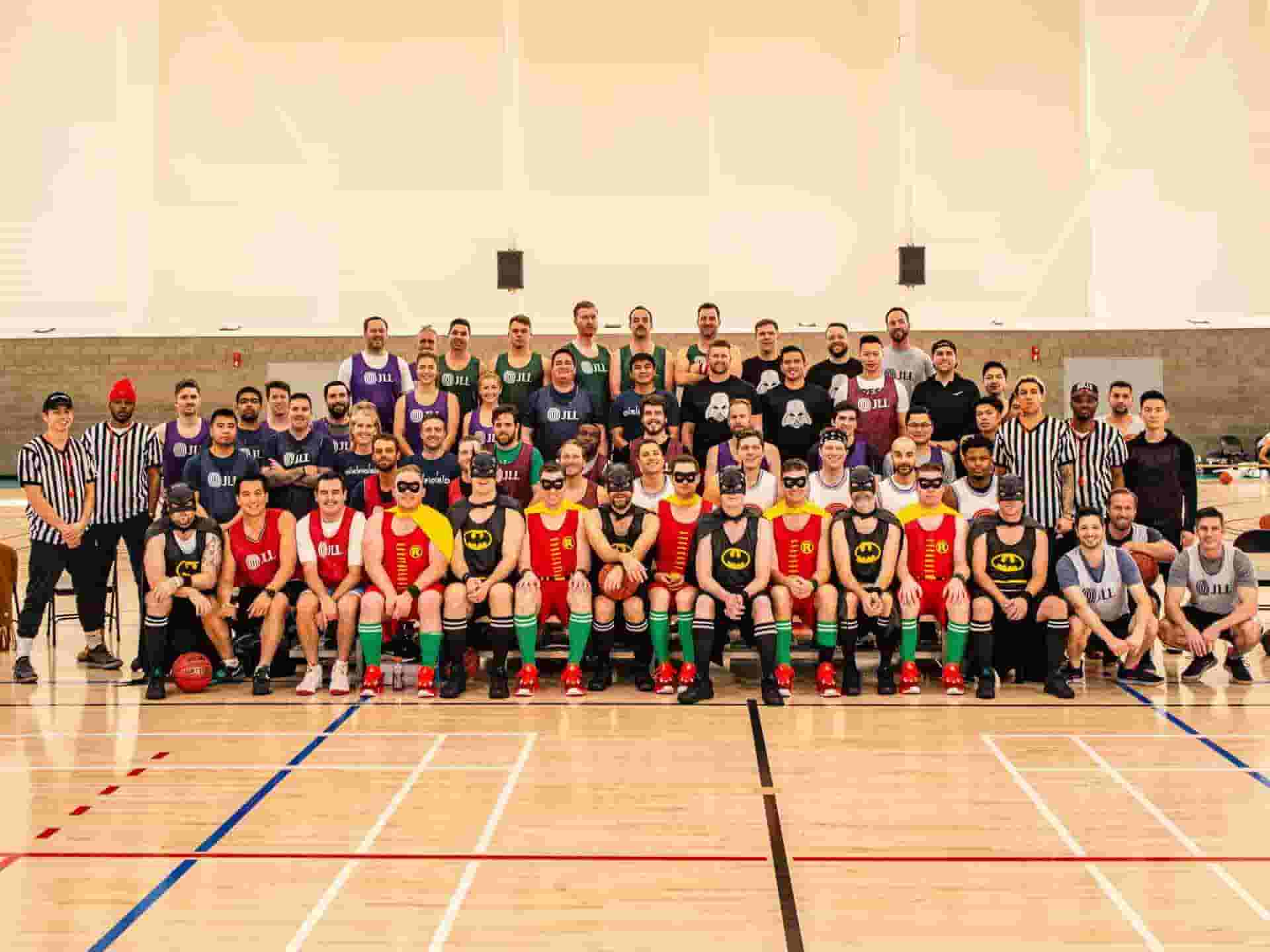 JLL Calgary Basketball Tournament Team photograph