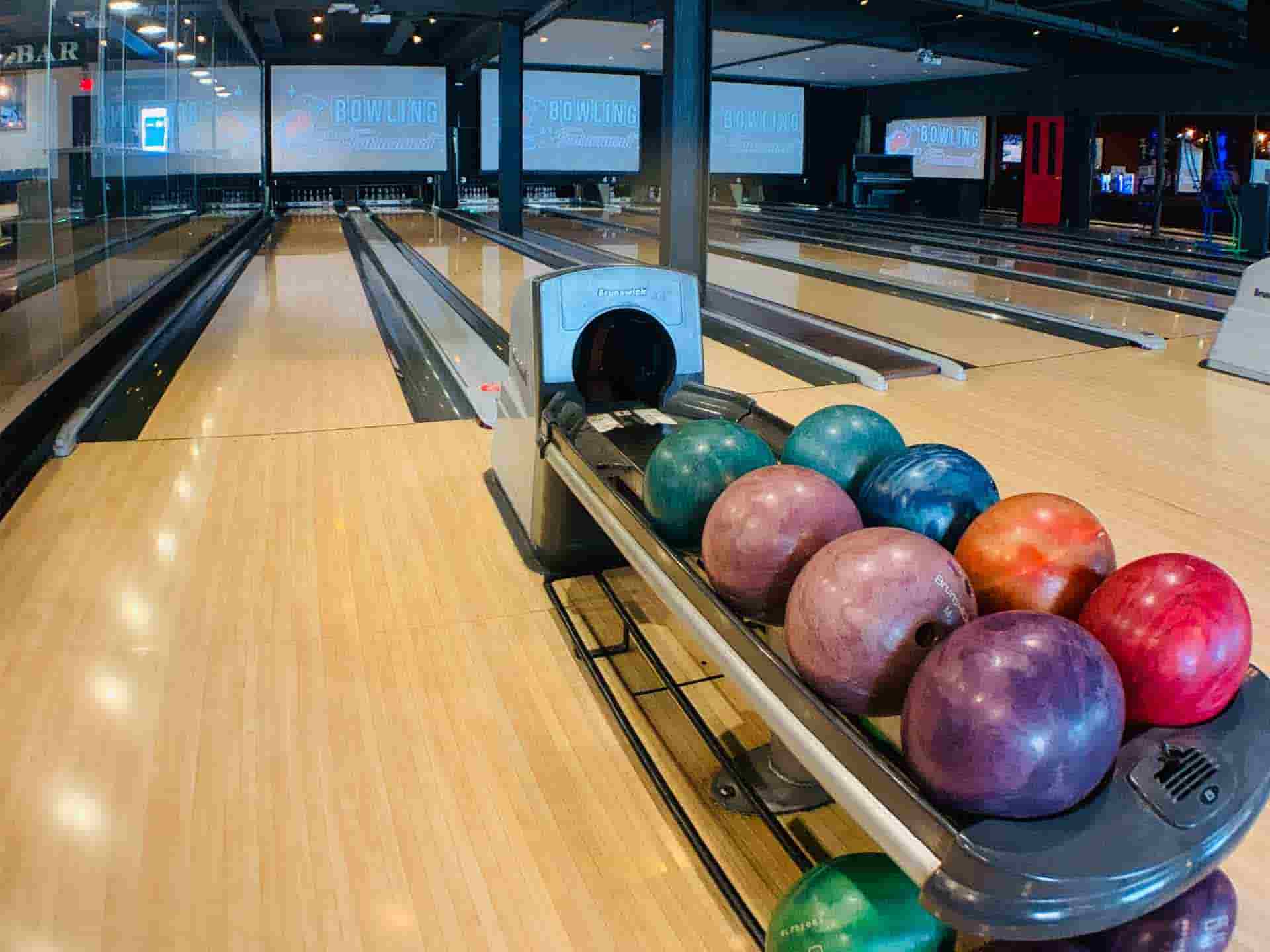 Rear view of Bowling Alley