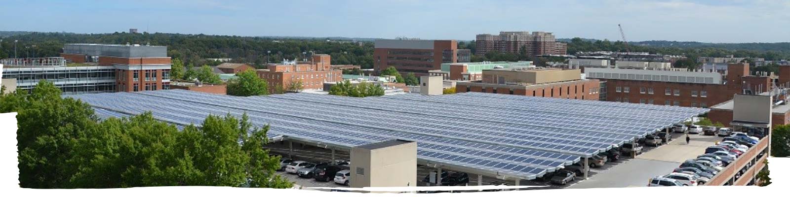 DC metro transit area installed a large-scale solar power project